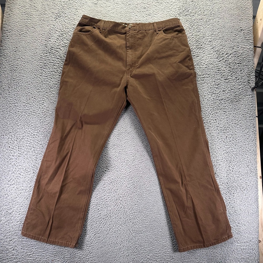 Vintage Dickies Pant Men's 42x30 Brown Cotton Carpenter Baggy Relaxed Workwear